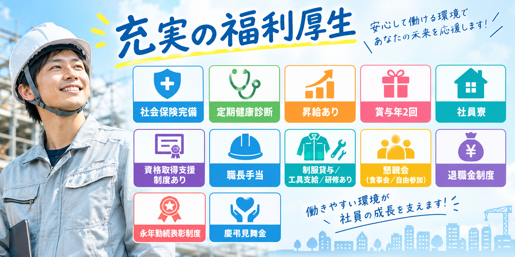 当社の福利厚生について